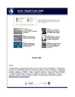 [2008-10] Arctic Report Card 2008
